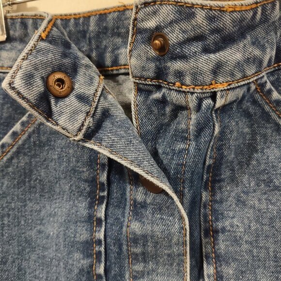 Mini Jean Skirt Button Front Size XS - Picture 4 of 4
